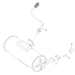 Exhaust for Kohler FCV740