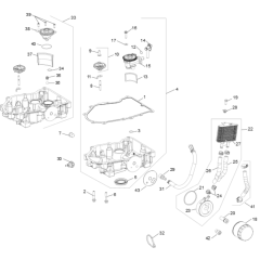 Lubrication for Kohler FCV740