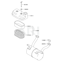 Air Filter & Muffler for FD440V