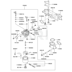 Carburetor for Kawasaki FD440V
