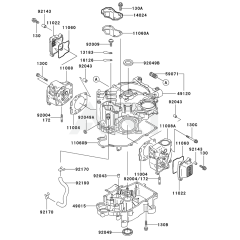 Cylinder / Crankcase for Kawasaki