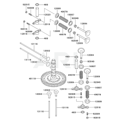 Valve/Camshaft for Kawasaki