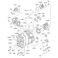 Cylinder/Crankcase Kawasaki FD501D