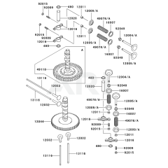 Valve/Camshaft for Kawasaki FD501V