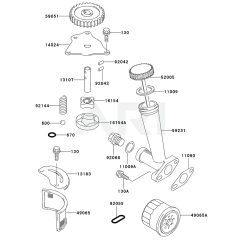 Kawasaki FD590V Lubrication Kit