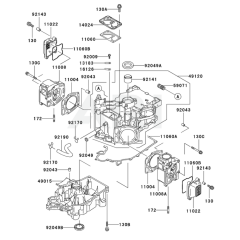 Cylinder / Crankcase Kawasaki FD590V