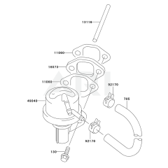 Fuel Tank & Valve for Kawasaki