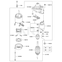 Starter for Kawasaki FD611V