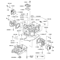 Cylinder/Crankcase for FD611V