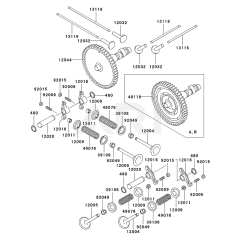 Valve/Camshaft for Kawasaki