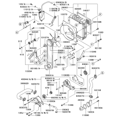 Kawasaki FD620D Cooling Equipment