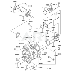 Cylinder & Crankcase for FD620D