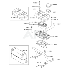Air Filter/Muffler for FD661D