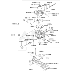 Carburettor for Kawasaki FD661D