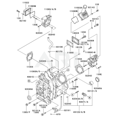 Cylinder/Crankcase Kawasaki FD661D