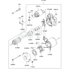 Starter for Kawasaki FD671D