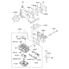 Carburettor for Kawasaki FD711D
