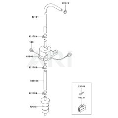 Fuel Tank & Valve for Kawasaki