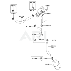 Fuel Tank & Valve for Kawasaki