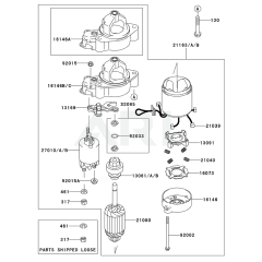 Starter for Kawasaki FD731V