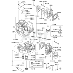 Cylinder / Crankcase for FD731V
