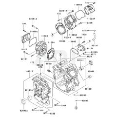 Cylinder/Crankcase for FD750D