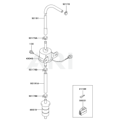Fuel Tank & Valve for FD750D