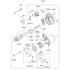 Starter for Kawasaki FD791D