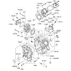 Cylinder / Crankcase for FD851D
