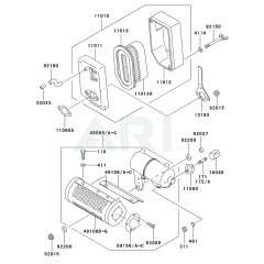 Air Filter & Muffler for FE120G