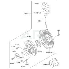 Starter for Kawasaki FE120G