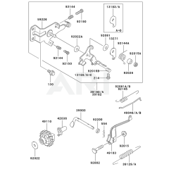 Kawasaki FE120G Control Equipment