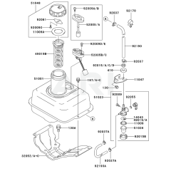 Fuel Tank & Valve for FE120G