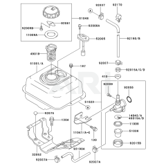 Fuel Tank & Valve for FE170D