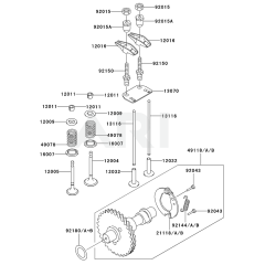 Valve/Camshaft for FE250D