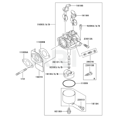 Carburettor for Kawasaki FE250D