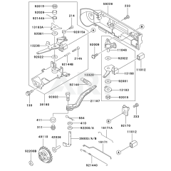 Kawasaki FE250D Control Equipment