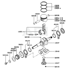 Piston & Crankshaft for FE290D