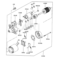 Starter for Kawasaki FE290D