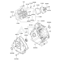 Cylinder & Crankcase for FE290R