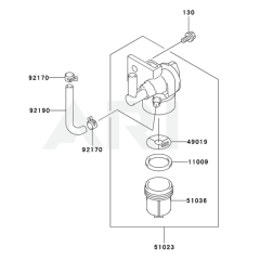 Fuel Tank & Valve for FE290R