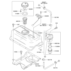 Fuel Tank & Valve for FE350D