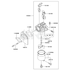 Carburettor for FE400D