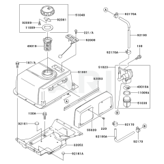 Fuel Tank & Valve for FE400D