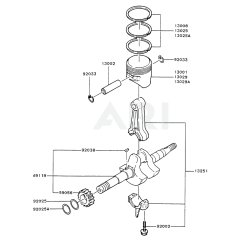Piston/Crankshaft for FG150D