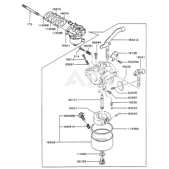Carburettor for Kawasaki FG150D