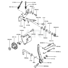Kawasaki FG150D Control Equipment