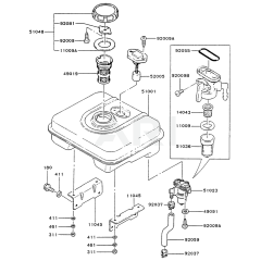Fuel Tank & Valve for FG150D