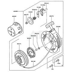 Starter for Kawasaki FG150G