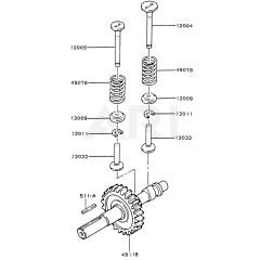 Valve/Camshaft for FG150G